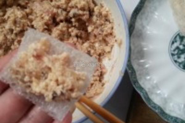 竹荪包豆腐的做法图解12