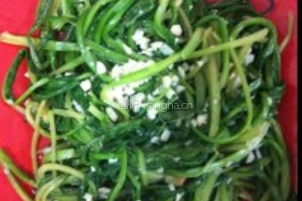 蒜泥油麦菜的做法图解1
