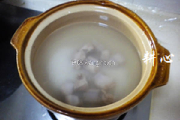 猪肝排骨粥的做法图解7