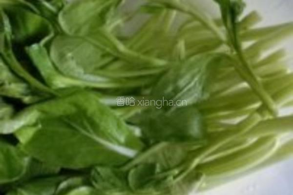 耗油菜心的做法图解1