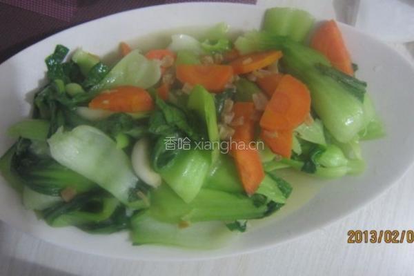 干贝小白菜