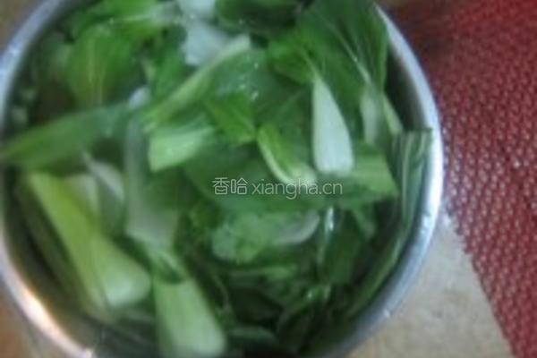 干贝小白菜的做法图解2