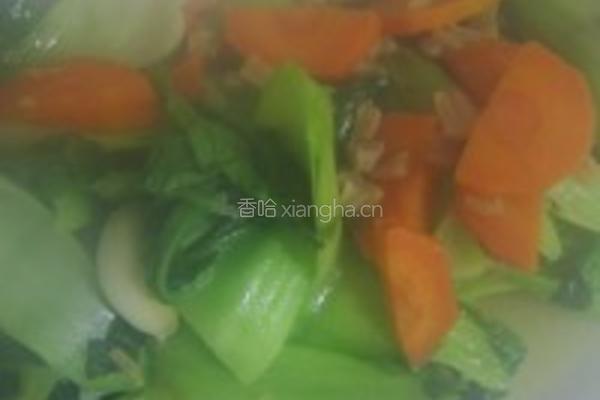 干贝小白菜的做法图解6