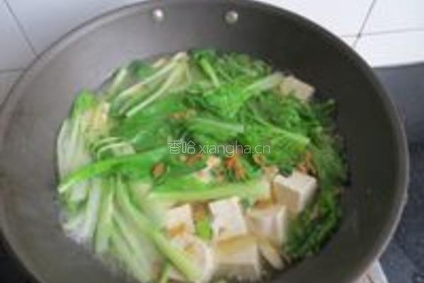 培根小白菜的做法图解3