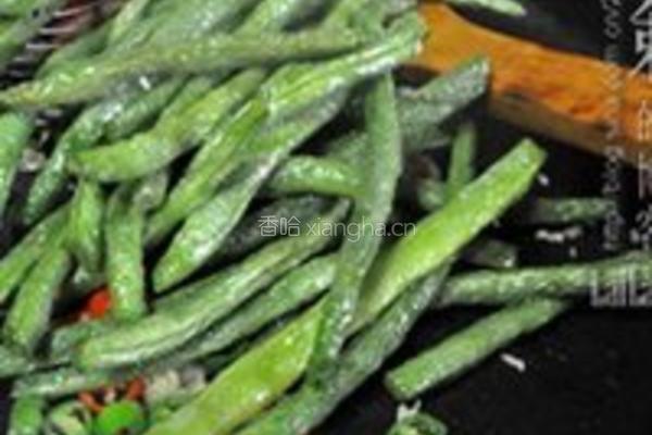 橄菜煸豆角的做法图解4