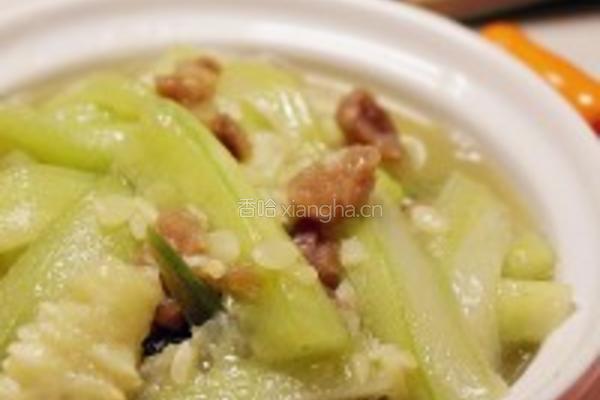 鲜香菜脯丝瓜的做法图解7