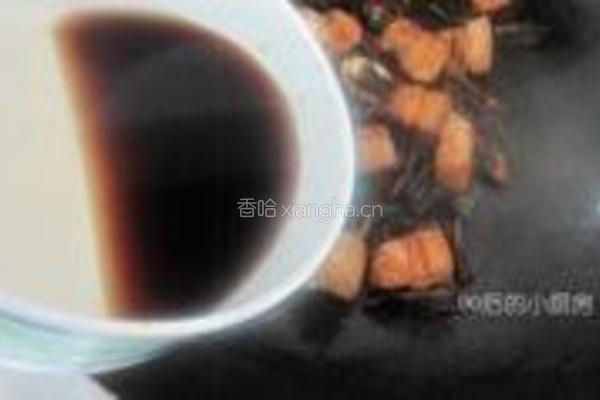 黑人参红烧肉的做法图解8