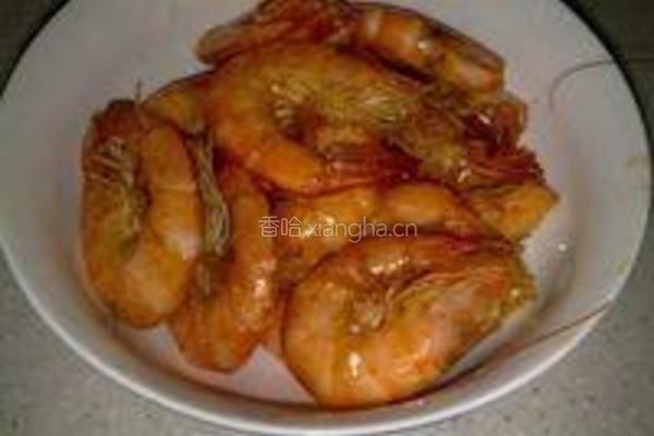豆瓣酱烧大虾的做法图解5