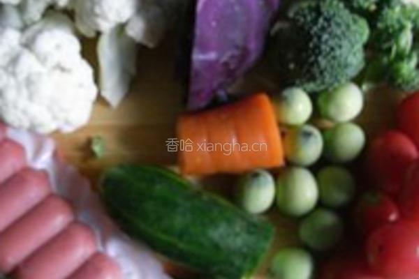 沙拉杂蔬的做法图解1