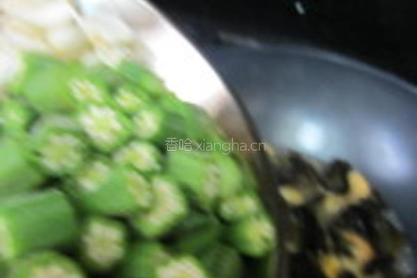 虾米秋葵的做法图解8
