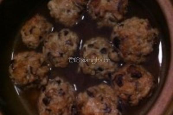 瘦肉香菇丸的做法图解6