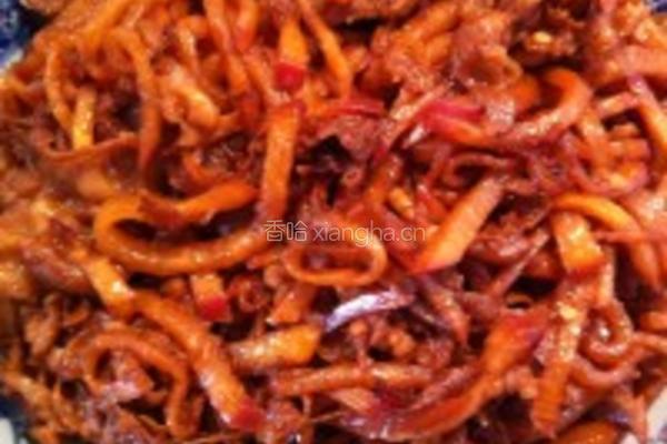 羊肉片炒便萝卜的做法图解5