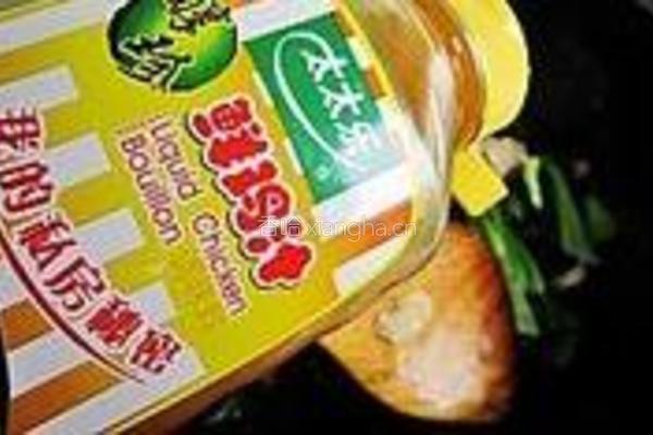 椒油口蘑小油菜的做法图解8