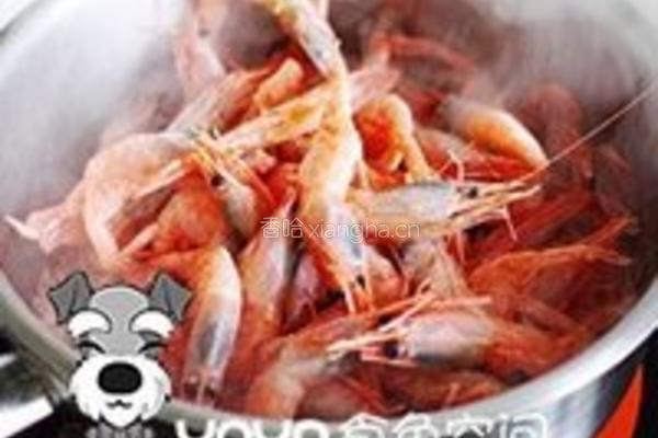 小葱北极虾的做法图解2