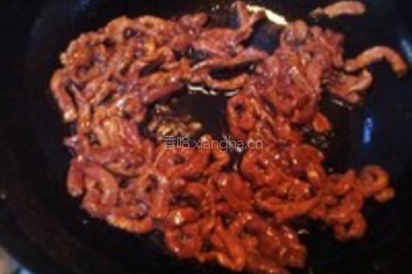黑胡椒牛肉烩双椒的做法图解4