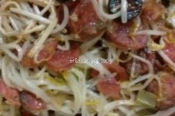 豆芽新炒的做法图解1