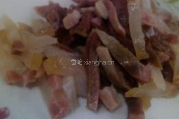 腊味四季豆的做法图解3