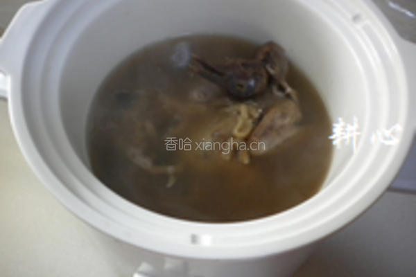 灵芝花胶煲斑鸠的做法图解6