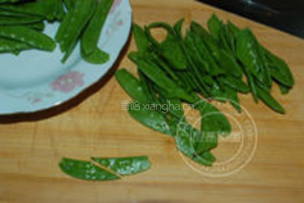 荷兰豆爆腰条的做法图解5