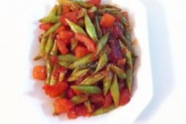西红柿酱烧四季豆的做法图解2