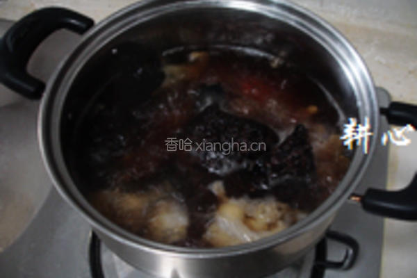 黑虎掌花胶炖鸡脚汤的做法图解5