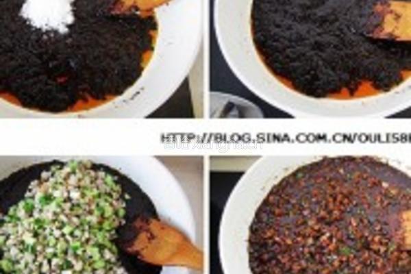 菠菜杂酱面的做法图解5