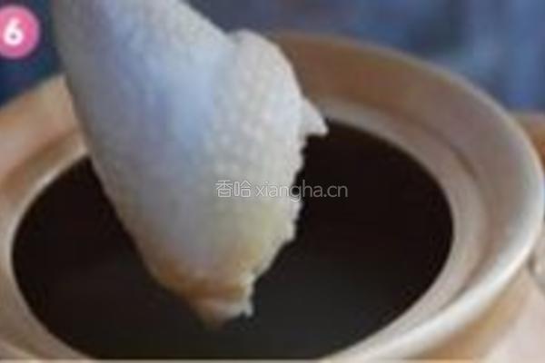 鲜菌鸡腿云吞汤煲的做法图解6