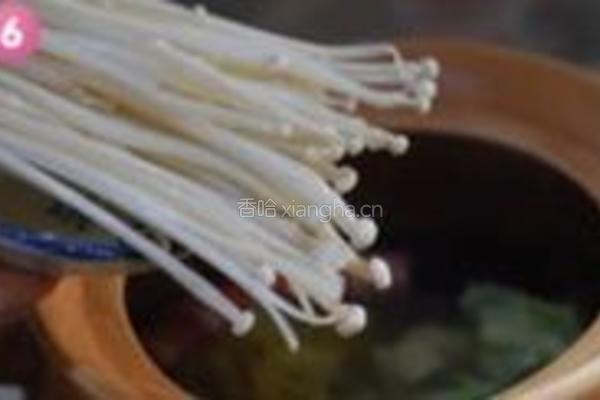 鲜菌鸡腿云吞汤煲的做法图解12