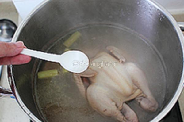 椰汁芸豆鸡汤的做法图解4