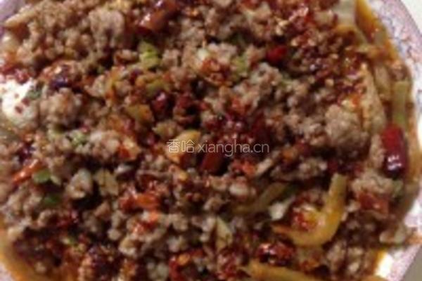 蒸麻辣臭豆腐的做法图解1