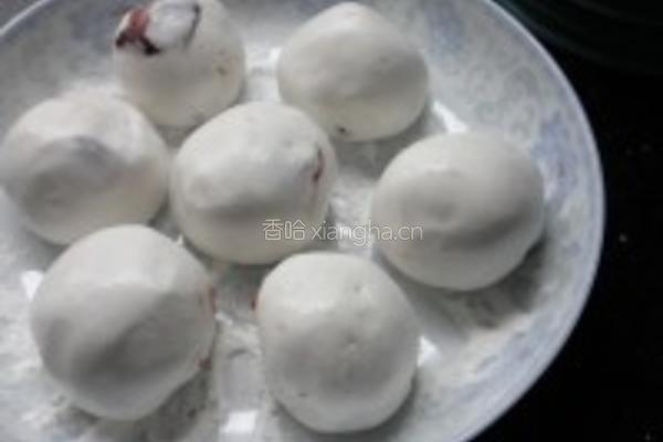 红豆沙汤圆的做法图解2