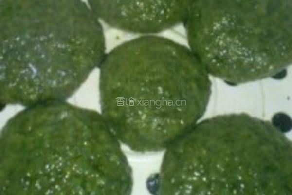 艾叶糍粑的做法图解6