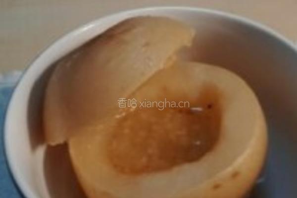 川贝雪梨盅的做法图解5
