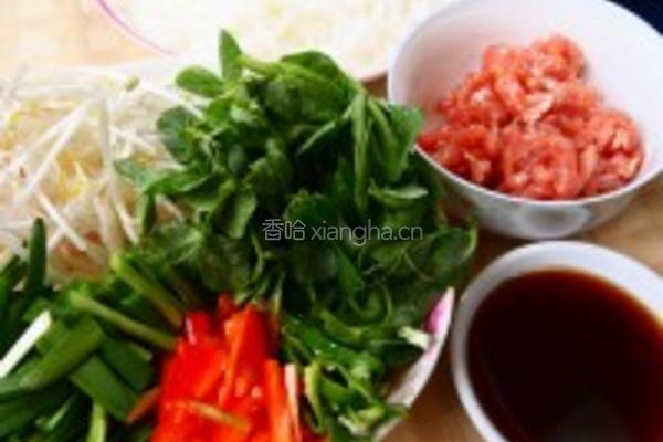 橄榄油炒米线的做法图解1
