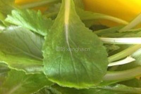 小白菜粉丝芙蓉汤的做法图解1