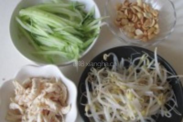 鸡丝荞麦凉面的做法图解3
