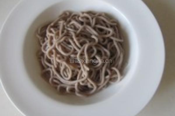 鸡丝荞麦凉面的做法图解7
