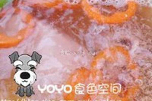 藕章鱼胡萝卜汤的做法图解3