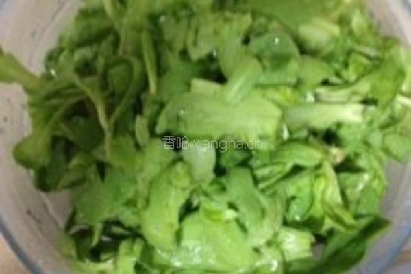 凉拌茼蒿菜的做法图解1