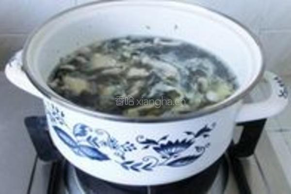 紫菜鲜菇汤的做法图解6