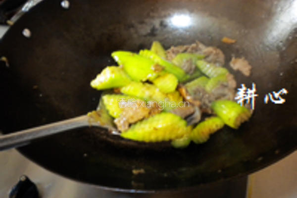 冬菜丝瓜炒肉丝的做法图解12