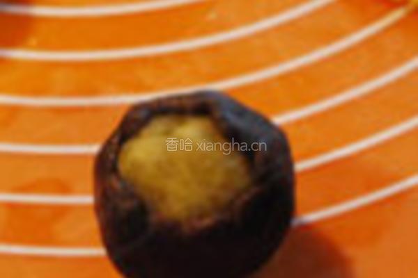 日式桃山黄金皮/紫米皮月饼的做法图解3