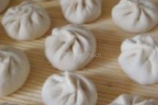 荠菜猪肉包的做法图解5