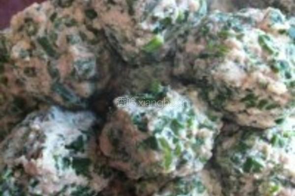 菊花脑肉圆的做法图解3