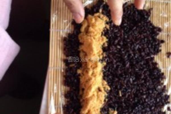 黑米寿司的做法图解4
