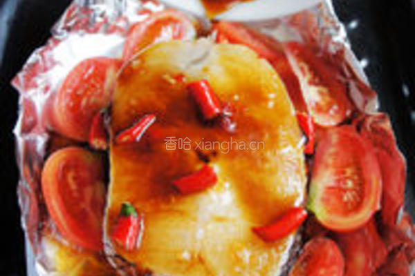 番茄酿鳕鱼的做法图解3