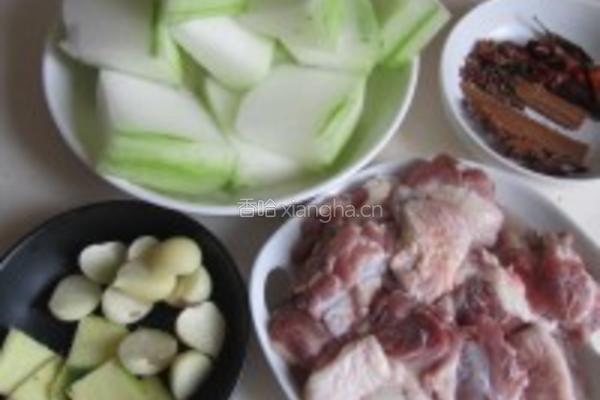 冬瓜烧鸭腿的做法图解1