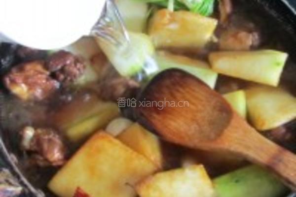 冬瓜烧鸭腿的做法图解7
