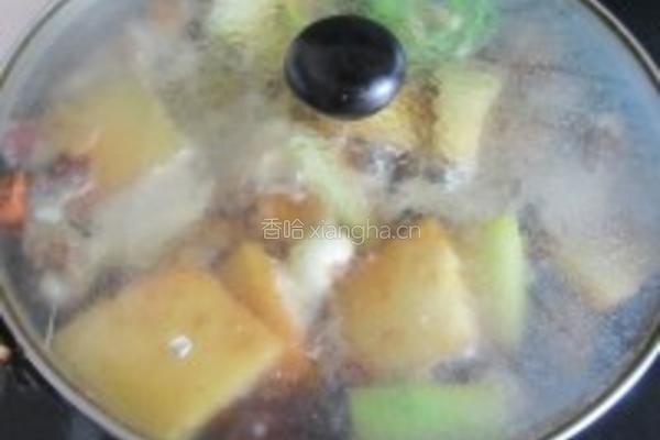 冬瓜烧鸭腿的做法图解8