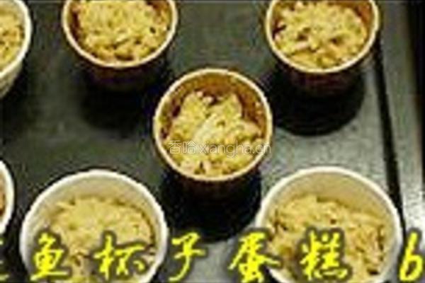 土豆泥鳀鱼杯子蛋糕的做法图解4